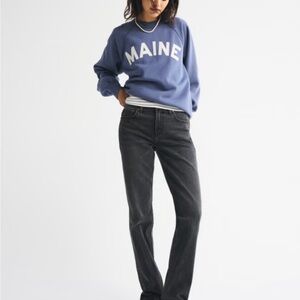 Abercrombie & Fitch 90s Midrise Straight Jean